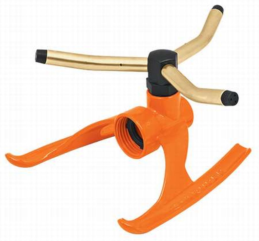 Regadera giratoria con 3 brazos color latón, Truper REG-3X-2, 10307