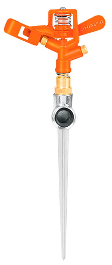 Aspersor metálico doble chorro, una vía, estaca de 11' DOS-11, 10327