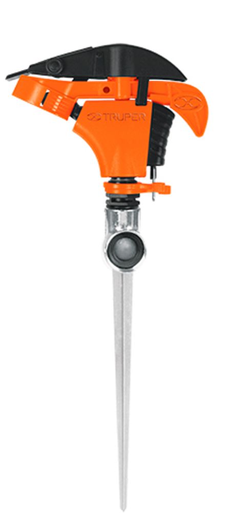 Aspersor plástico una vía, estaca de 11', Truper ASP-P11, 10336