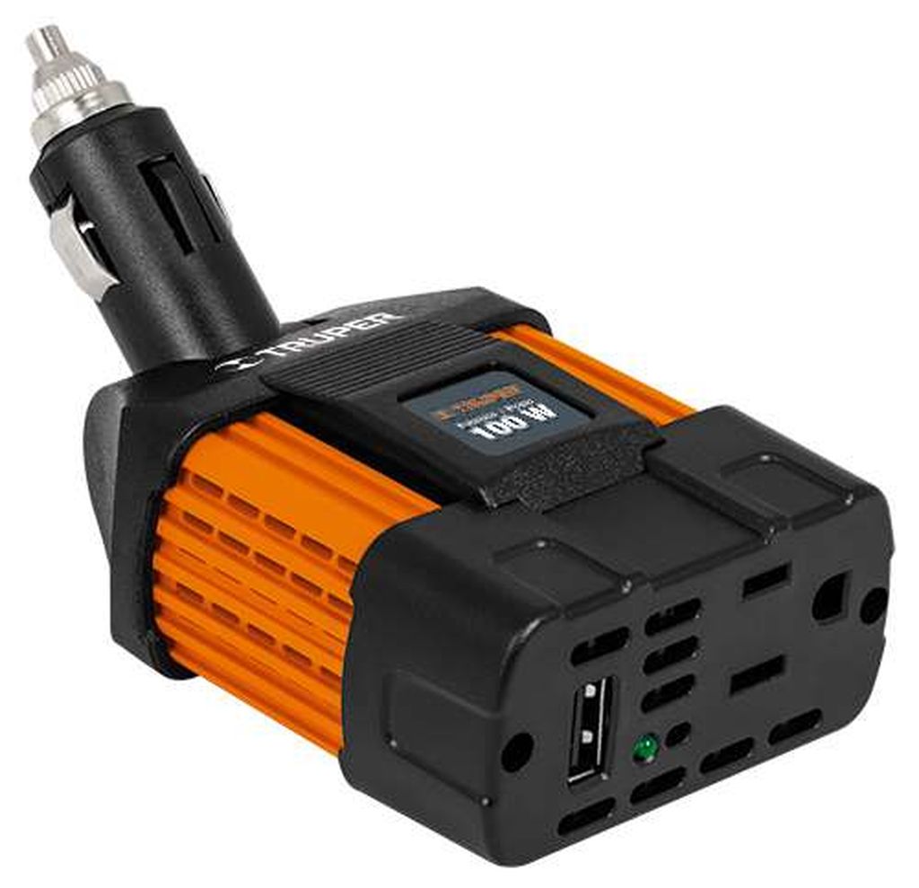 Inversor de corriente 120 W, Truper INCO-100, 10447