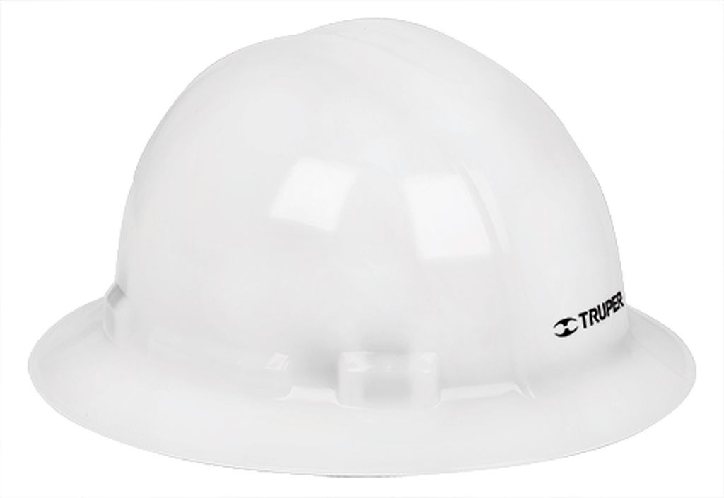 Casco de seguridad ala ancha, blanco, Truper CAS-BX, 10567