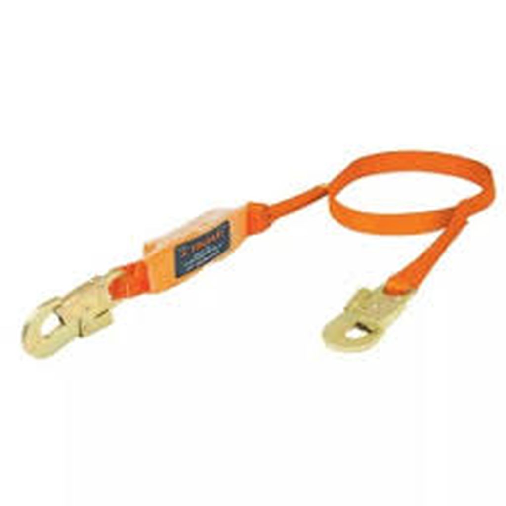 Línea de vida 1.8m cuerda políéster, absorbedor impacto,ANSI CAB-5431-18-A, 10763