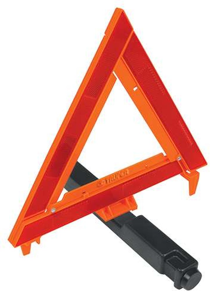 Triángulo de seguridad de 29 cm de alto con estuche plástico TRISE-290, 10943