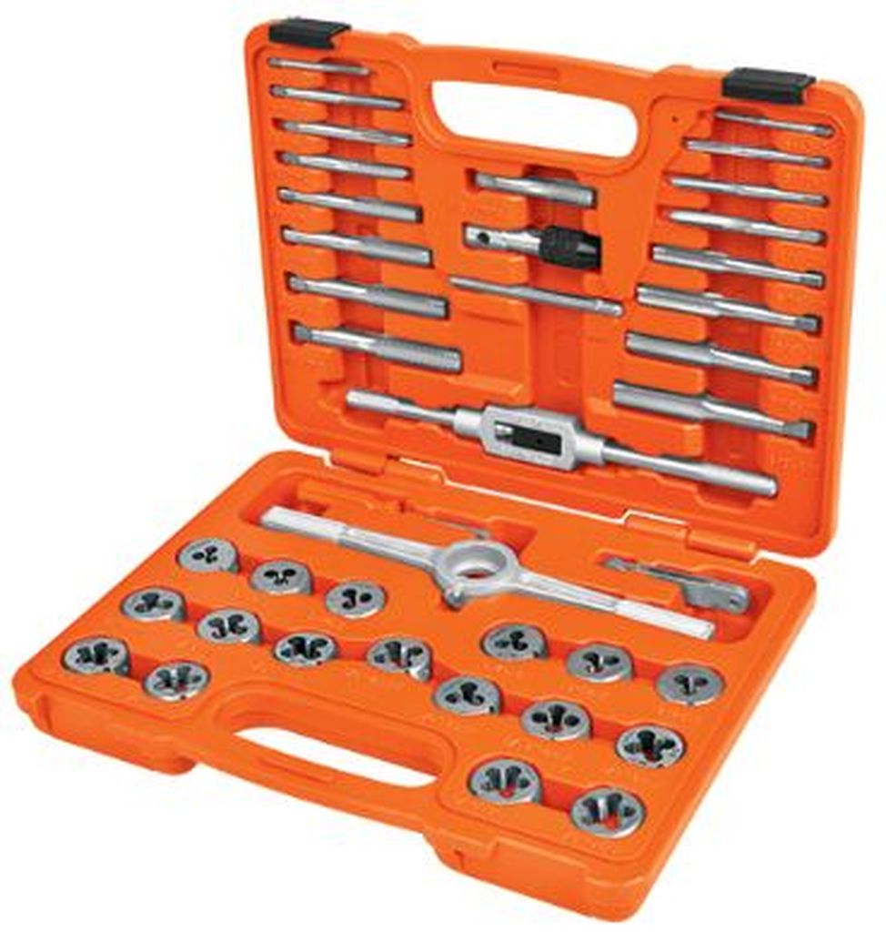 Juego de 40 piezas de machuelos y tarrajas, Truper J-MATA-40, 11442