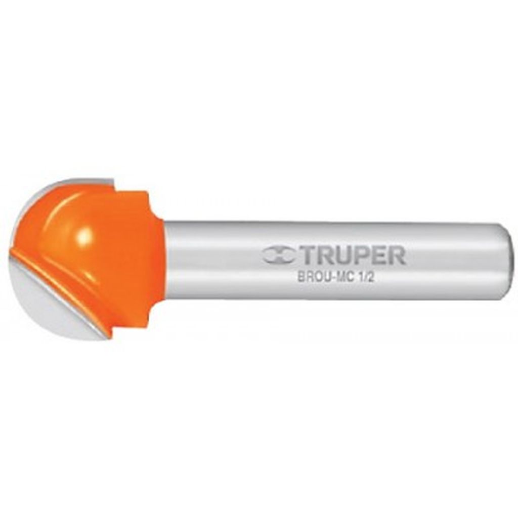 Broca para router, media caña, 3/8', Truper BROU-MC3/8, 11461