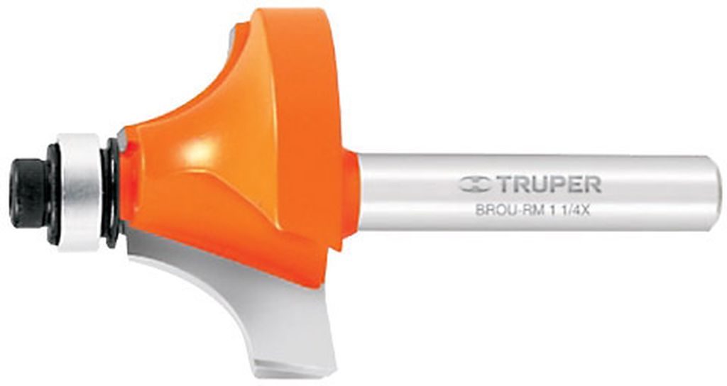 Broca para router, redondeado con moldura, 1' con balero BROU-RM1X, 11472