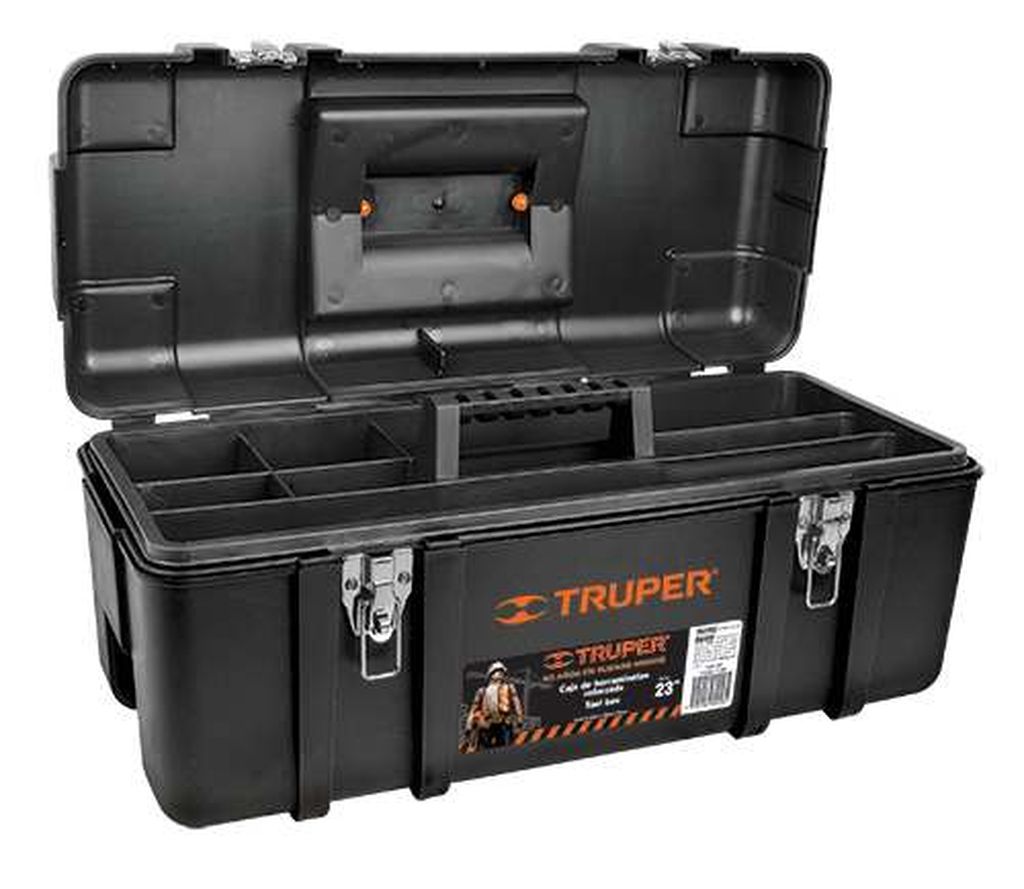 Caja para herramienta de 23' industrial, broches metálicos CHP-23X, 11506