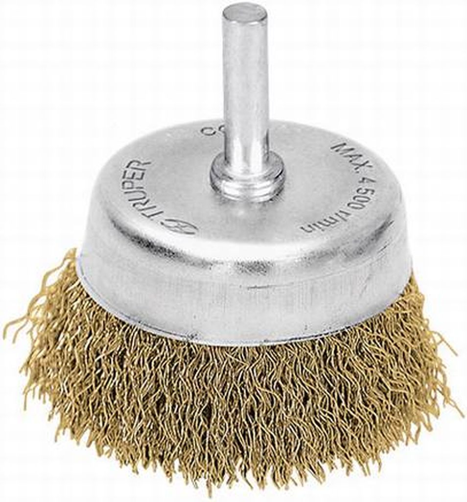 Carda de copa 1-3/4' alambre grueso para taladro, Truper CO-2, 11571