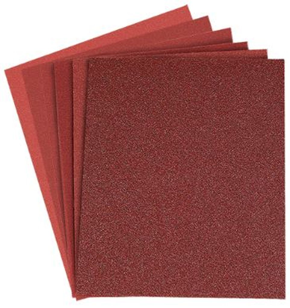 Lija de esmeril roja grano 36 de óxido de aluminio, Truper LIMER-36, 11640