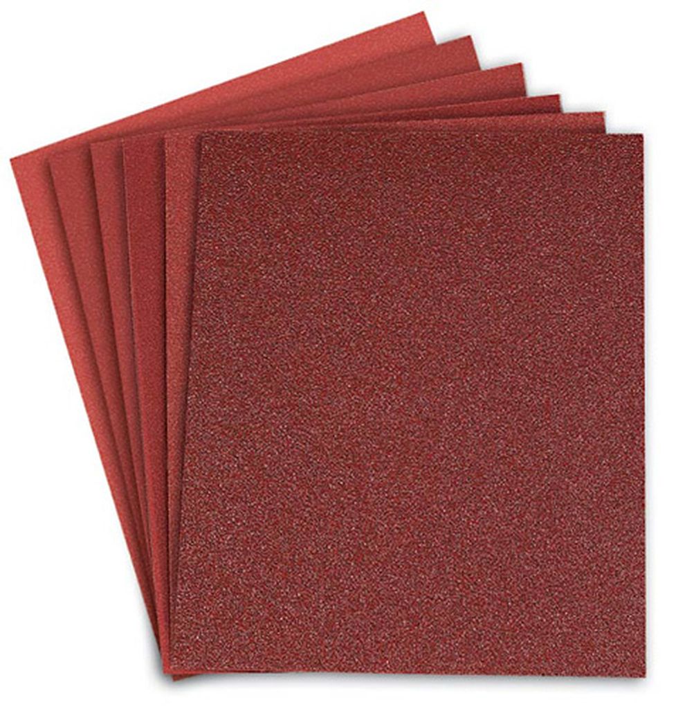 Lija de esmeril roja grano 40 de óxido de aluminio, Truper LIMER-40, 11644