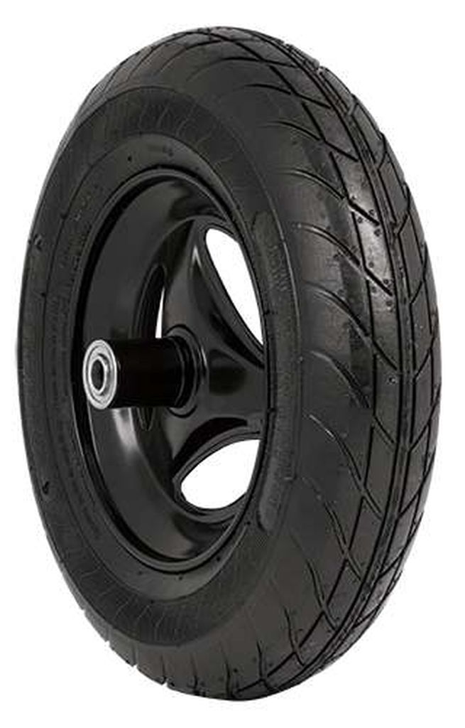 Llanta completa neumática lisa 16', incluye eje y baleros LLSS, 11858