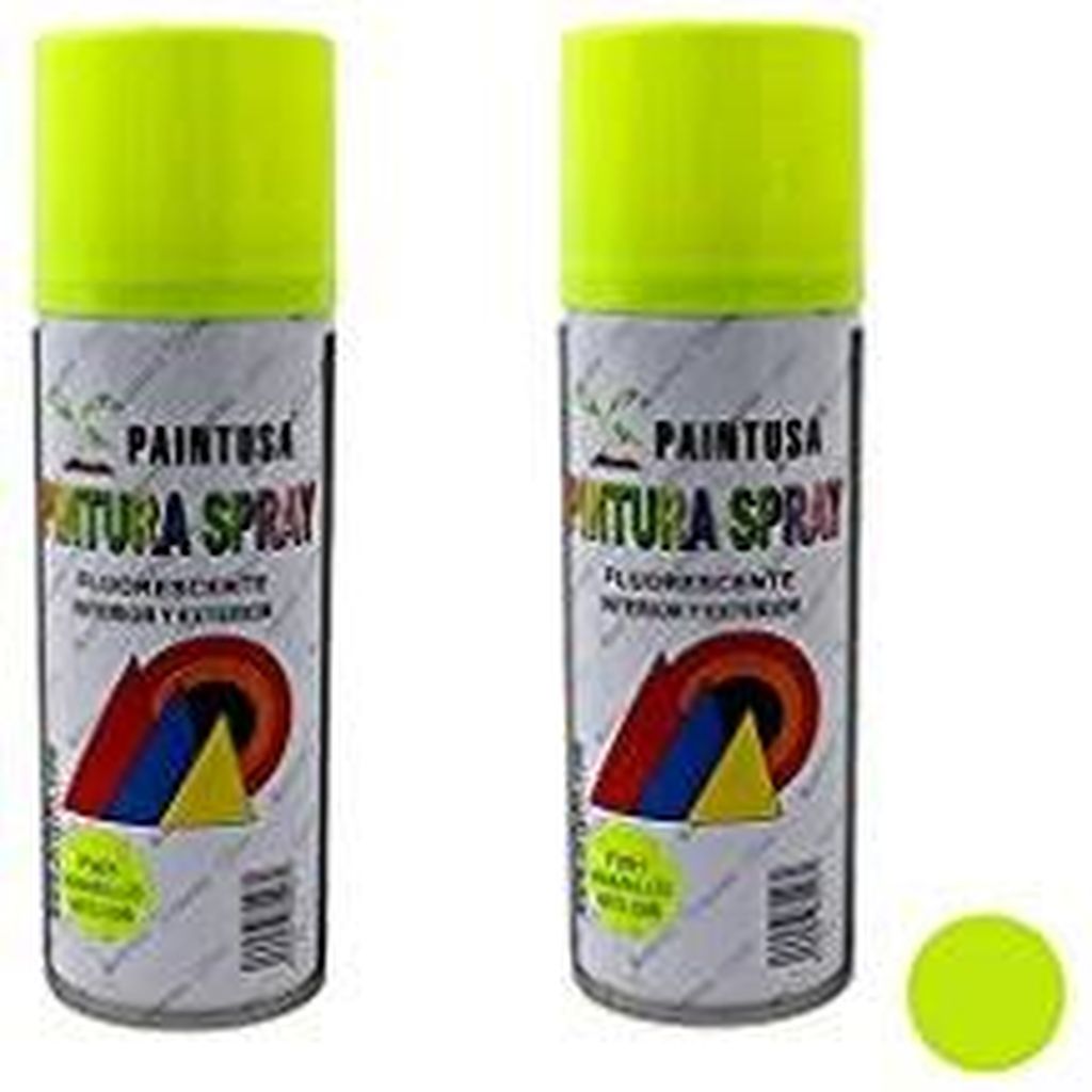Pintura en aerosol, amarillo neón, bote esbelto, 400 ml PAF-AM, 12062