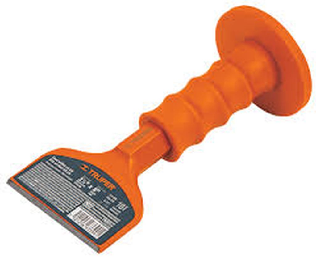 Cincel ladrillero 3-1/2 X 8' con grip, Truper CL-3-1/2X8G, 12193