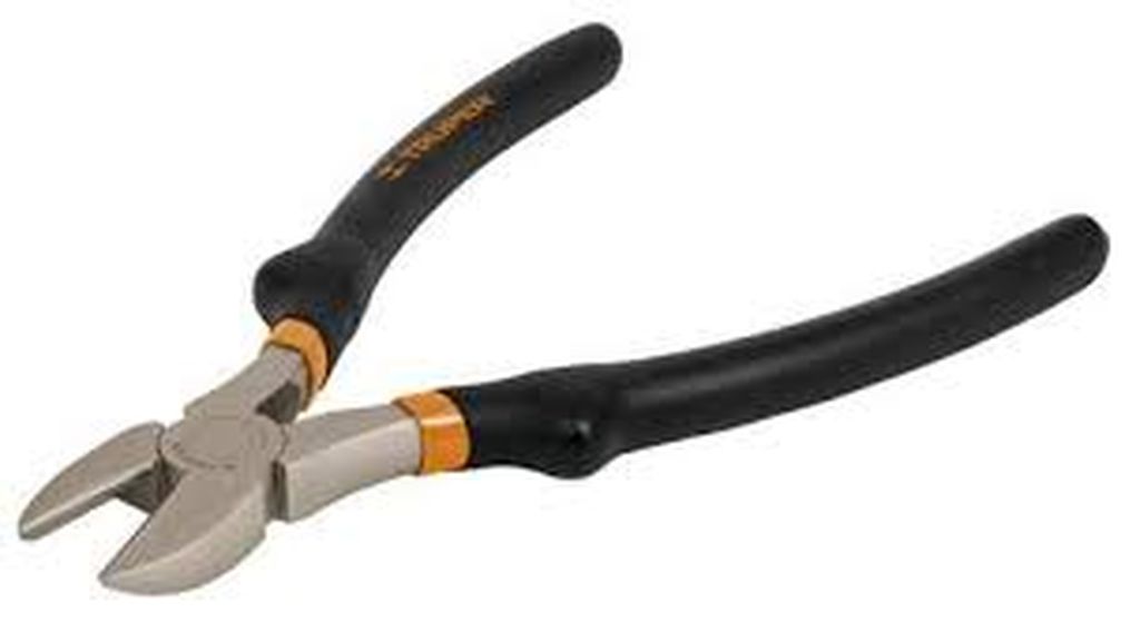 Pinza de corte diagonal 8' mango de PVC, Truper T202-8, 12353