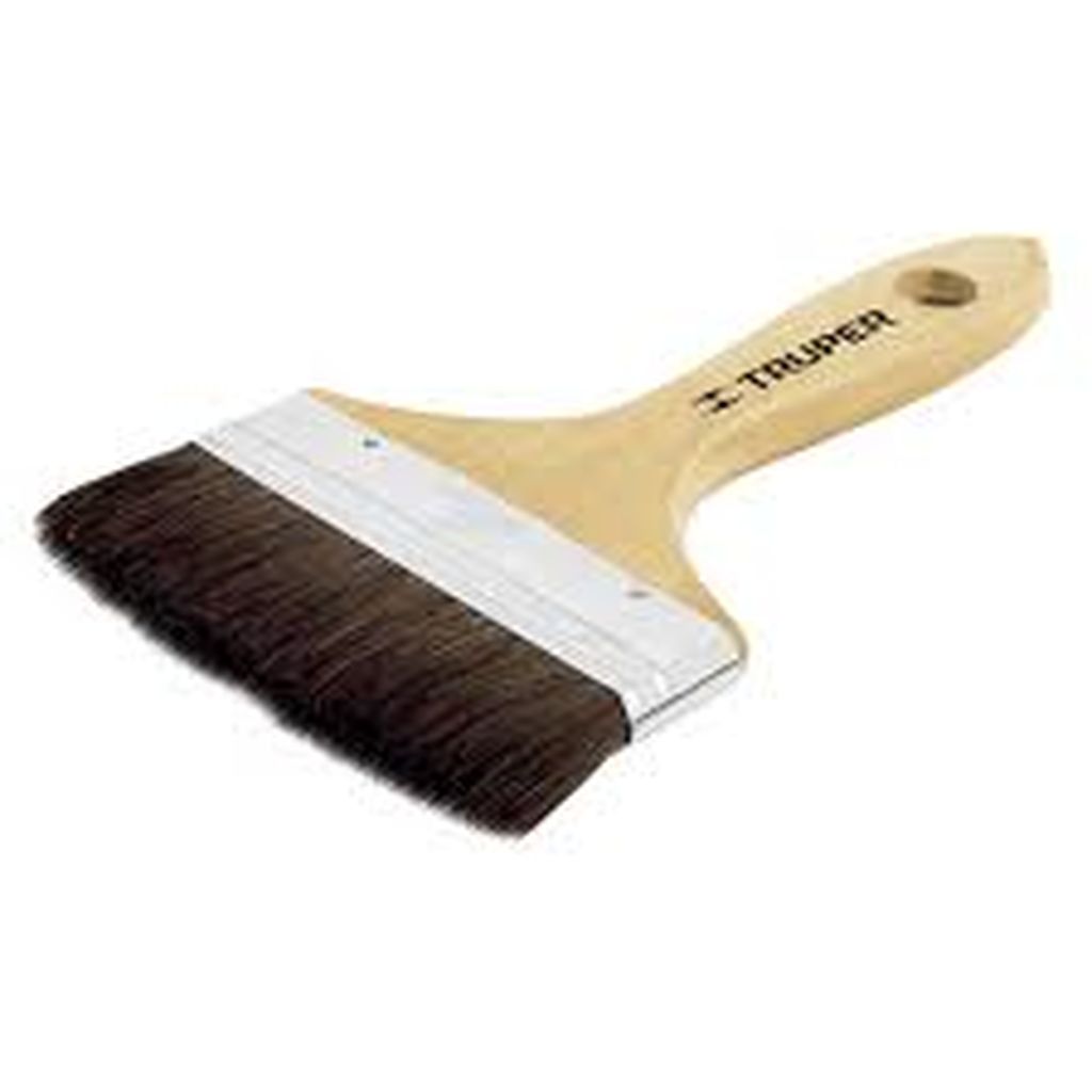 Brocha pelo de camello de 1' con mango de madera, Truper BRT-1C, 12466
