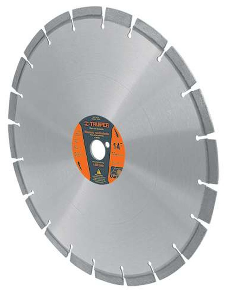 Disco de diamante de 14' x 2.8 mm corte ladrillo y concreto DID-3140C, 12548