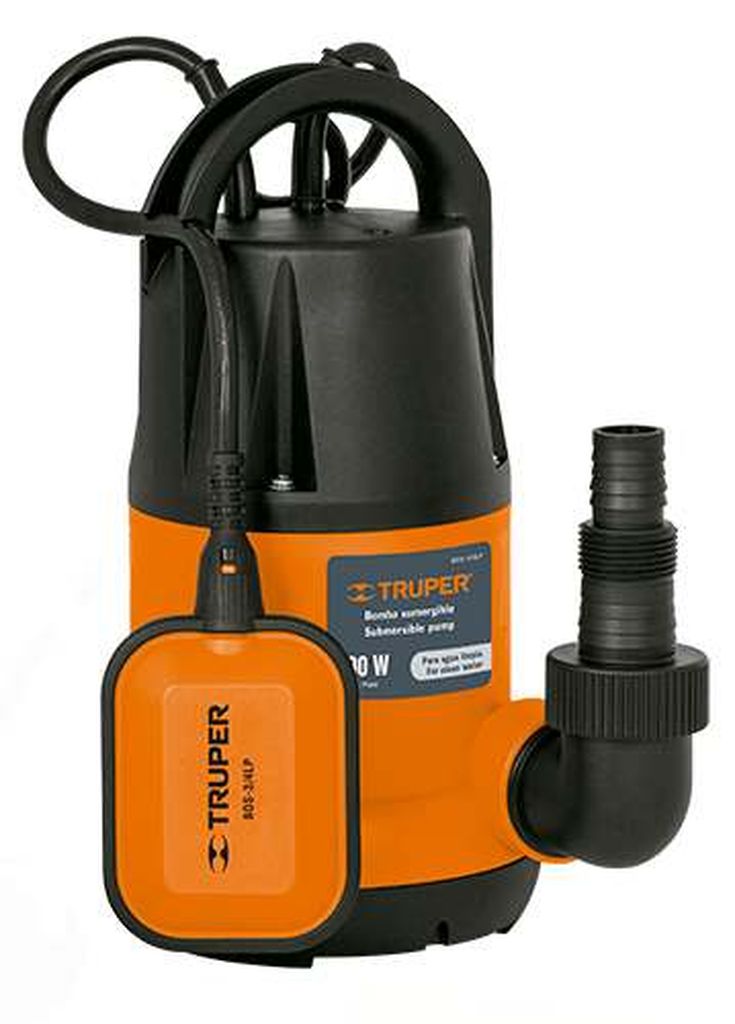 Bomba sumergible plástica para agua limpia 3/4 HP, Truper BOS-3/4LP, 12600