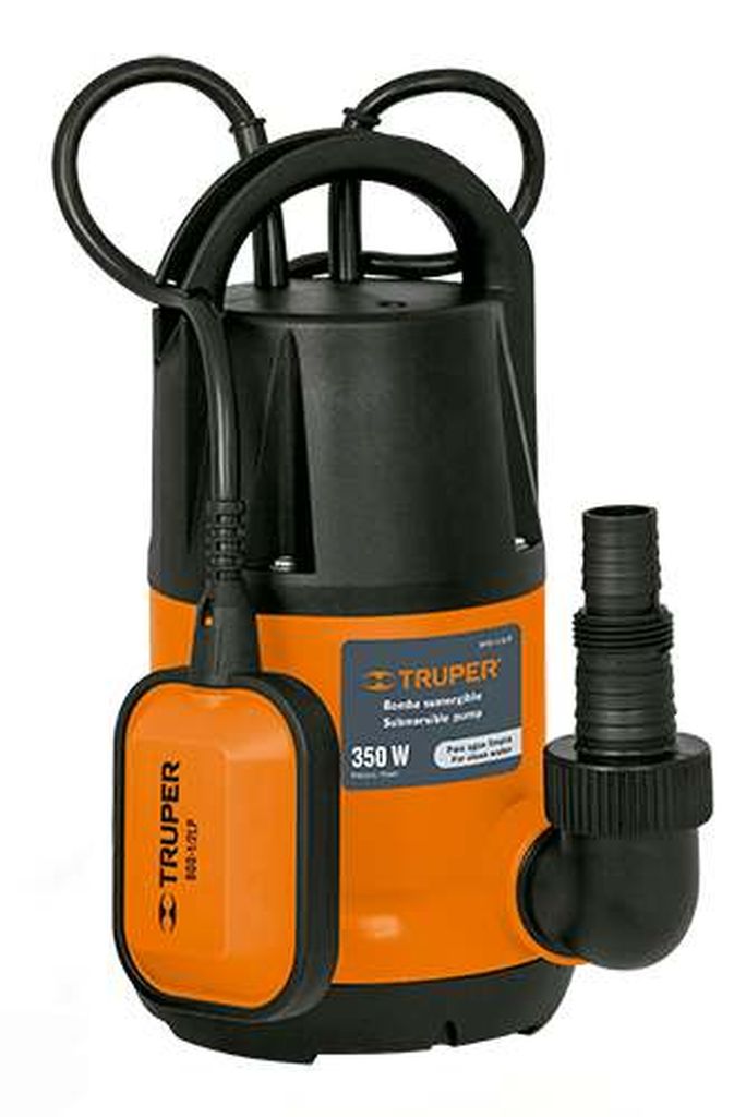 Bomba sumergible plastica para agua limpia 1/2 HP, Truper BOS-1/2LP, 12601