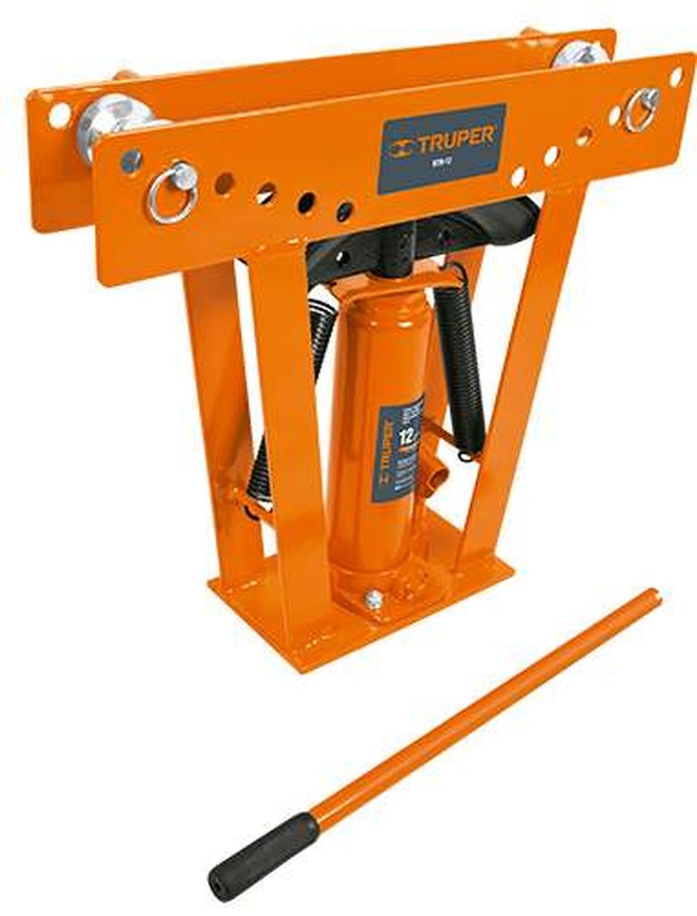 Doblador de tubo hidráulico, 12 ton, Truper DTH-12, 12883