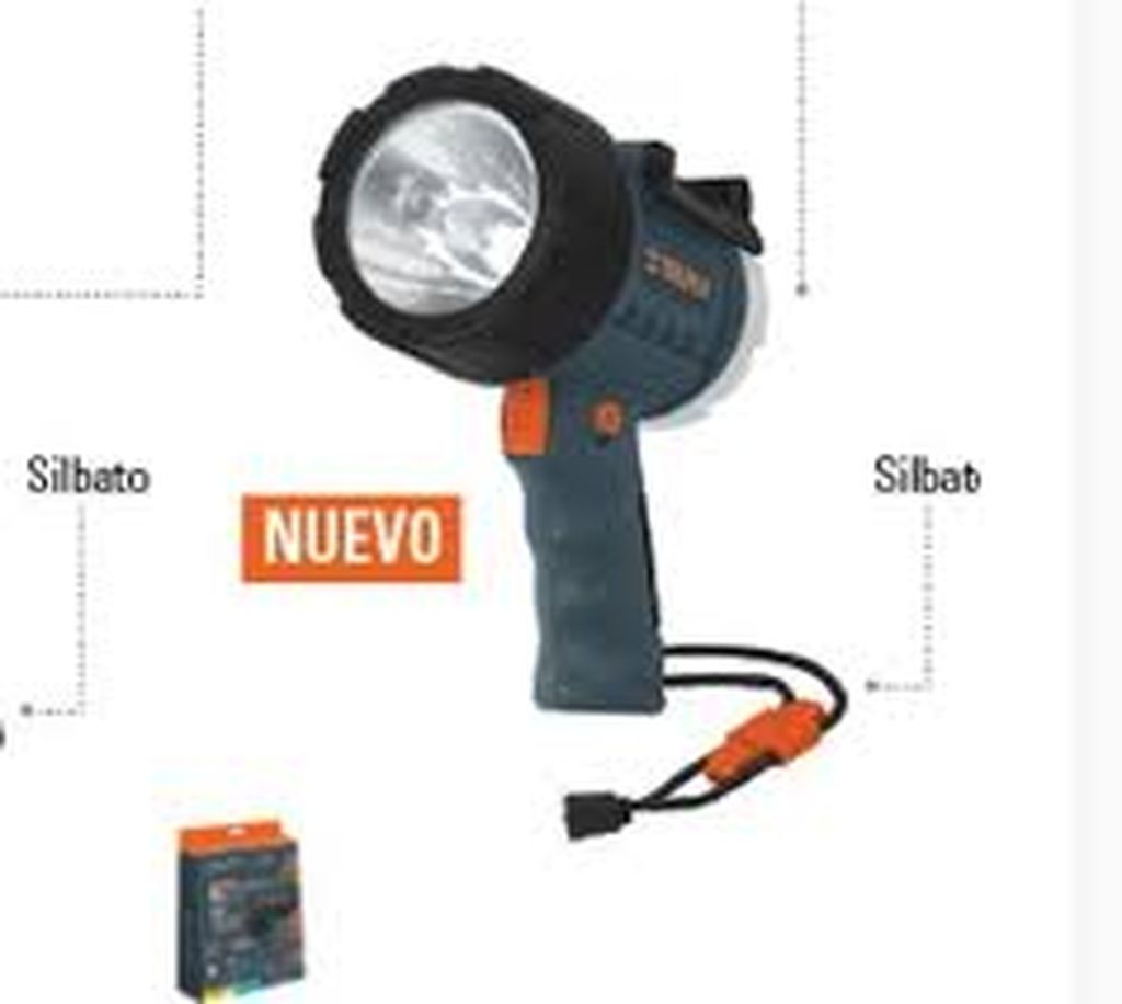 Lámpara recargable de LED 300 lm alta potencia, Truper LARE-300, 12983