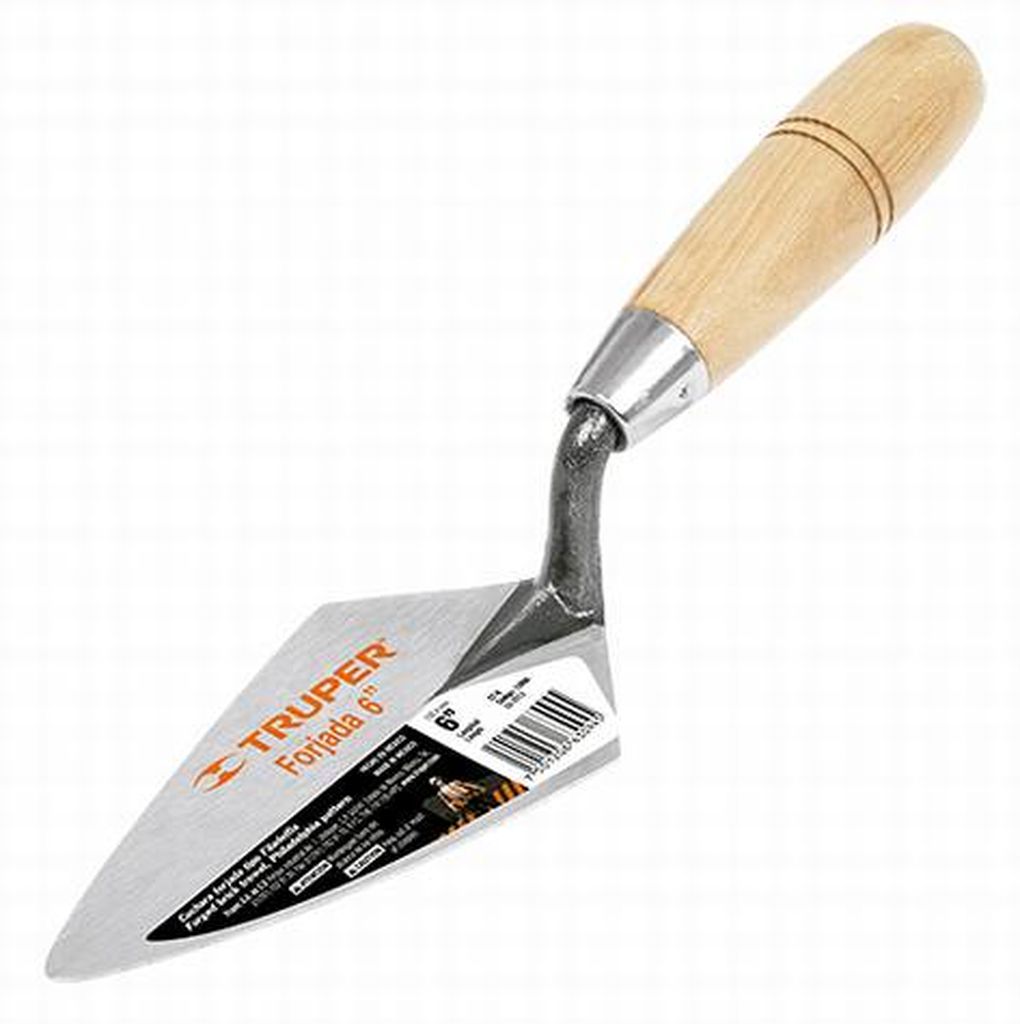 Cuchara para albañil 6' forjada tipo Filadelfia, Truper CT-6, 12990