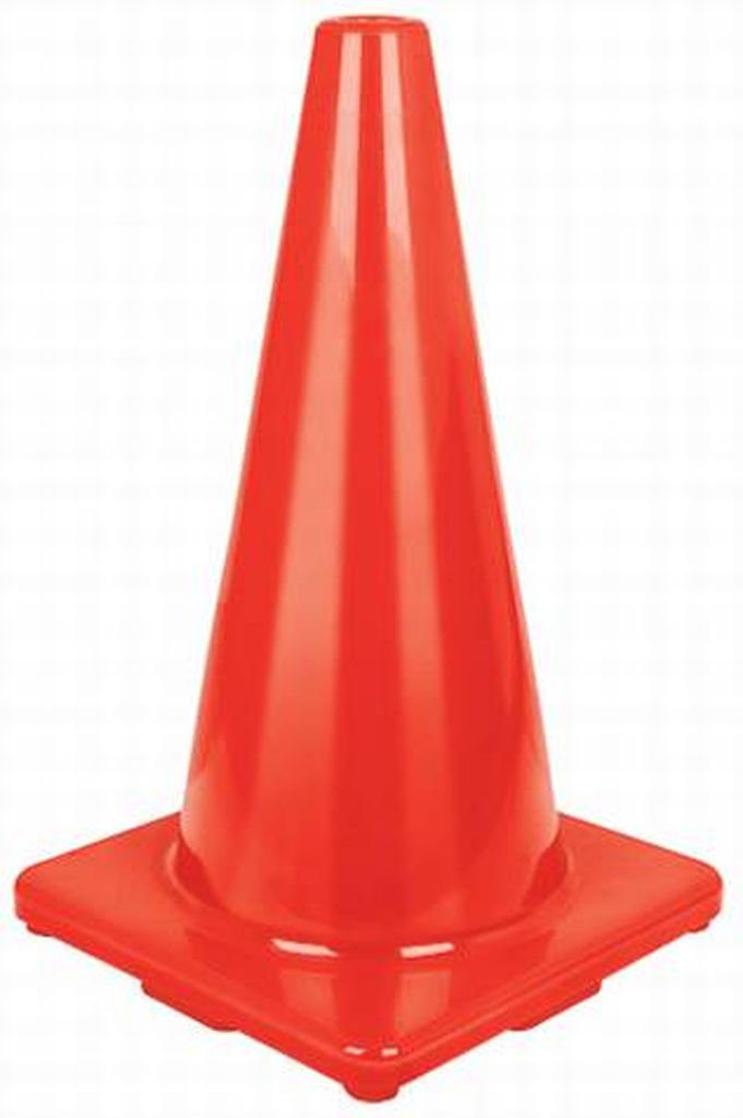 Cono de precaución de 45 cm de PVC, Truper CONO-45, 13120