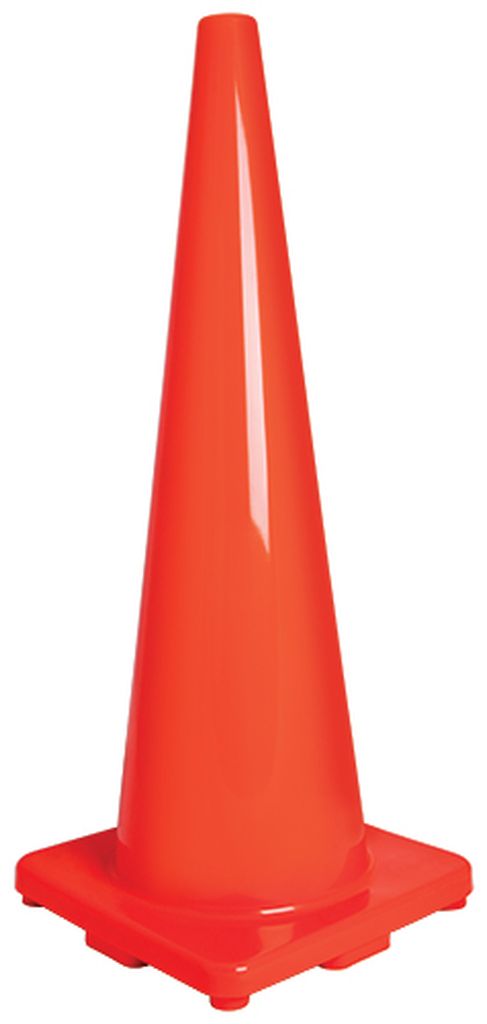Cono de precaución de 90 cm de PVC, Truper CONO-90, 13126