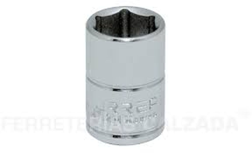 Dado de 12 mm, 6 puntas, cuadro 1/4', Truper D-1412-M, 13174