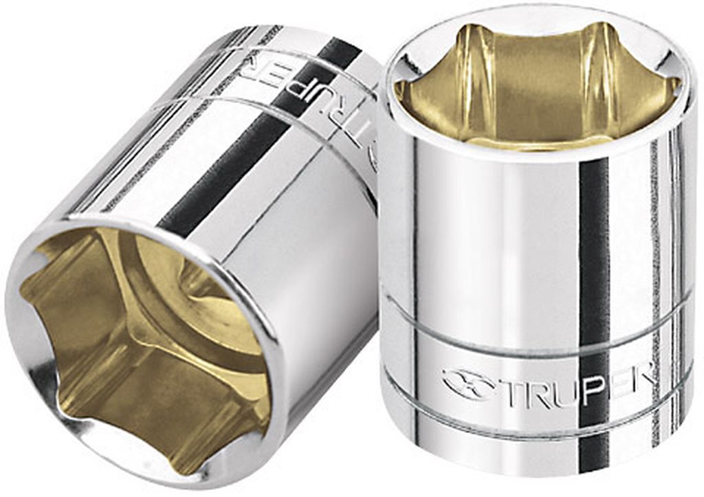 Dado de 3/8', 6 puntas, cuadro 1/2', Truper D-1212-H, 13230