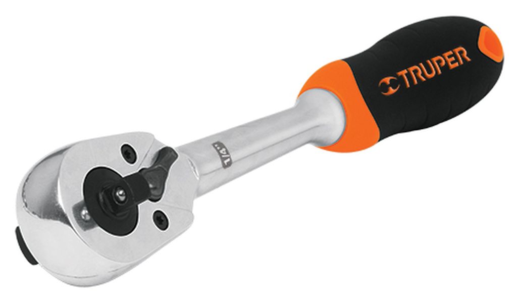 Matraca doble cuadros 1/4'y 3/8', Truper M-1438, 13419