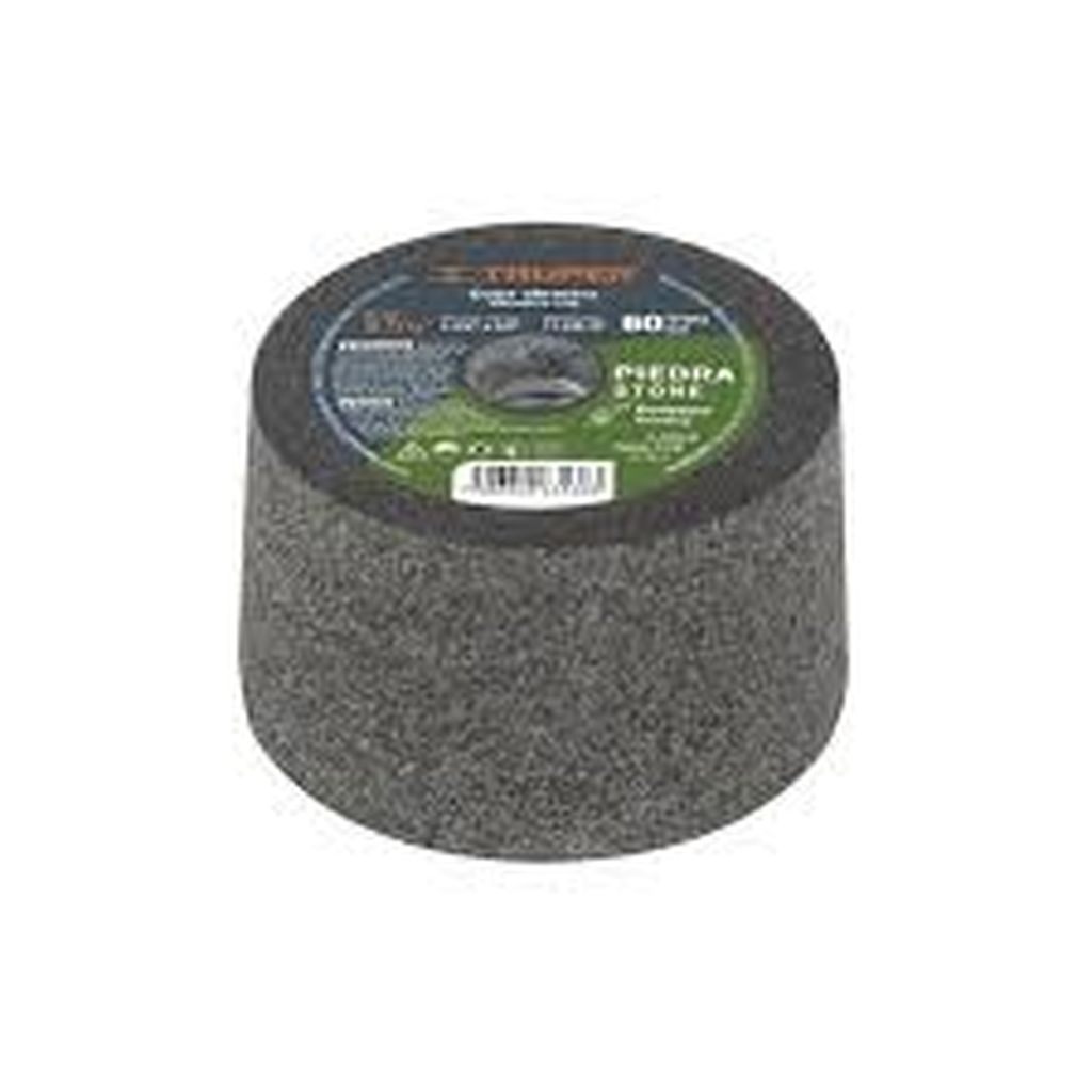 Copa desbaste de piedra 3-5/32' grano 60, eje 5/8-11, Truper C-1294-PI, 13781