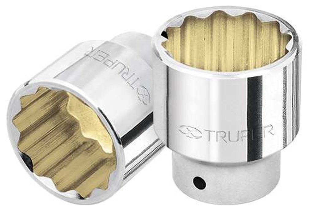 Dado de 1-7/8', 12 puntas, cuadro 3/4', Truper D-3460, 13868