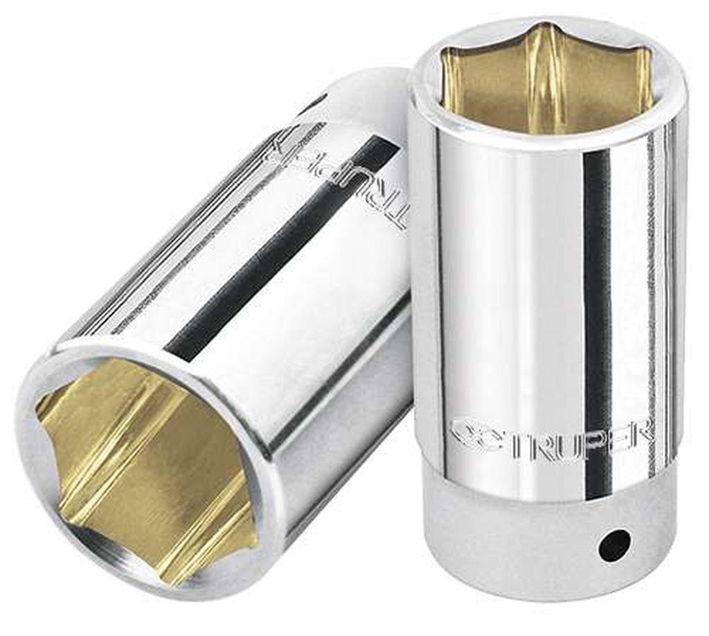 Dado largo de 1-5/16', 6 puntas, cuadro 3/4', Truper D-3442-HL, 13888
