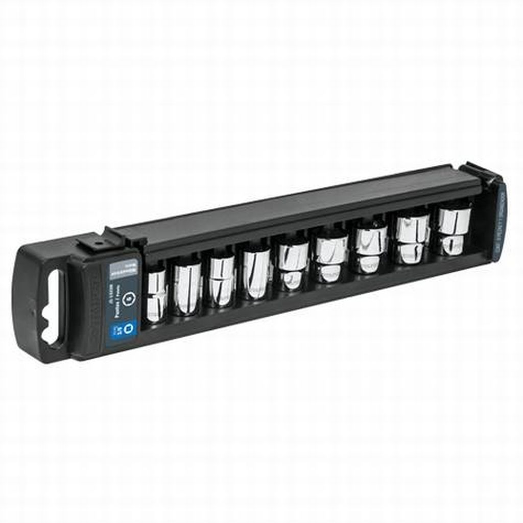 Juego de 9 dados cuadro 3/8' std, Truper JD-3/8X9P, 13950