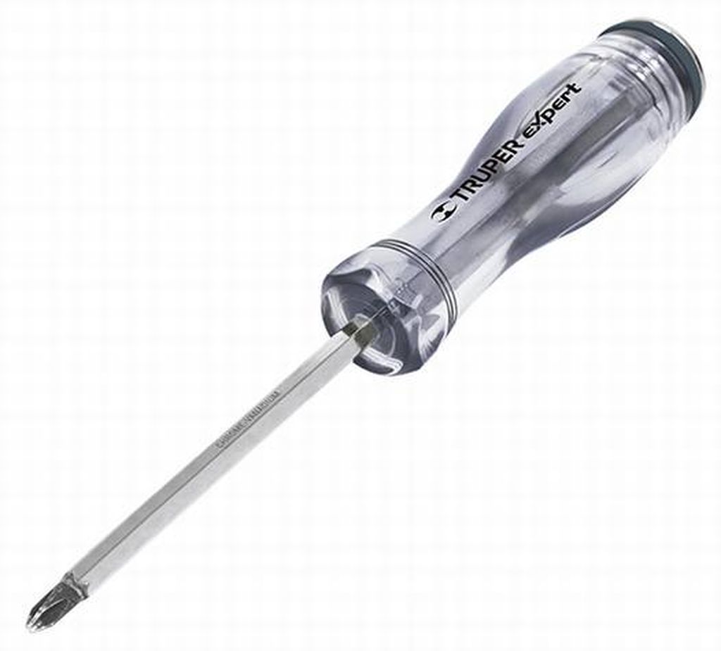 Desarmador de cruz de golpe 1/4' x 6', Truper Expert GO-1/4X6C, 14149
