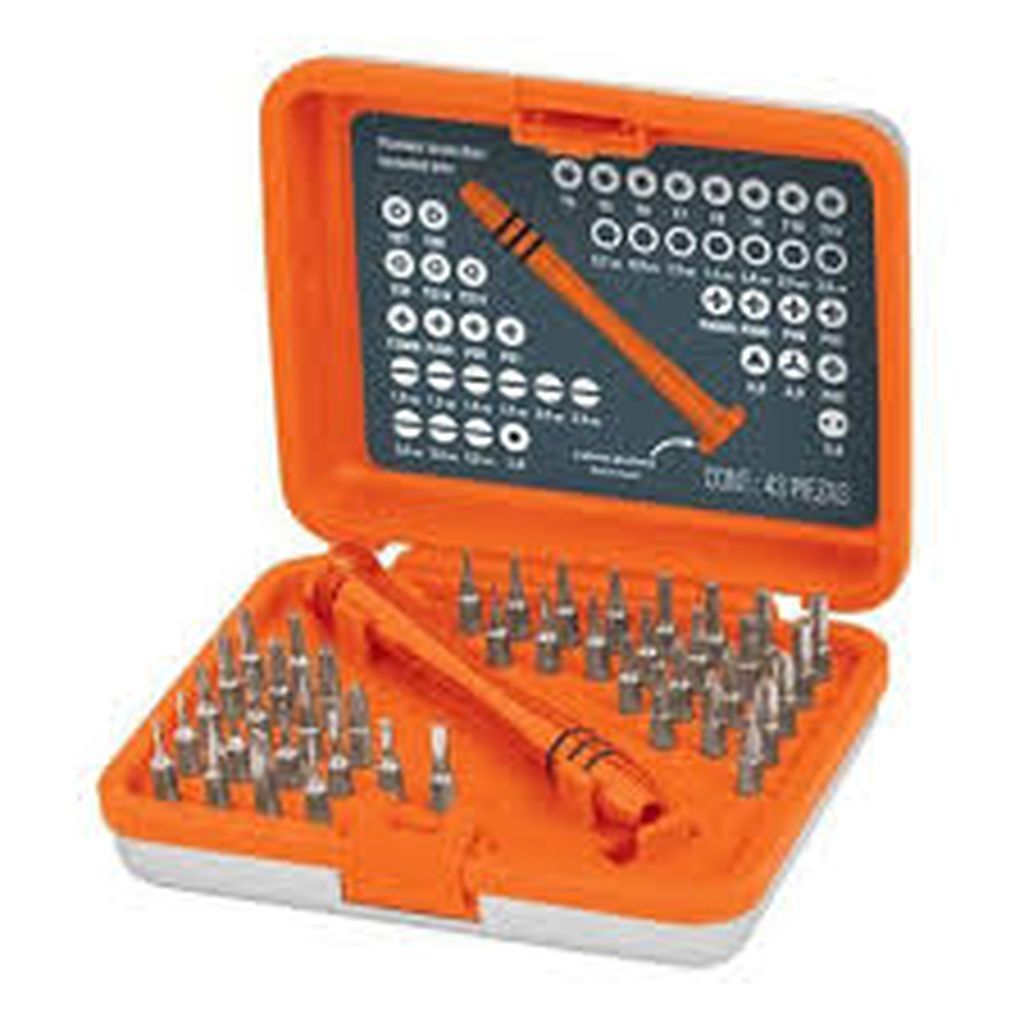 Desarmador de precisión con 42 puntas intercambiables JOY-43, 14163