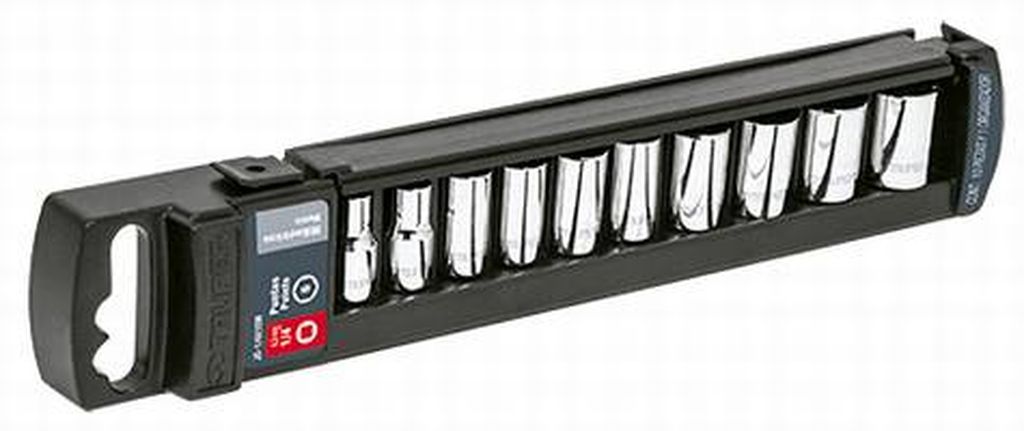 Juego de 10 dados cuadro 1/4' mm, Truper JD-1/4X10M, 14166