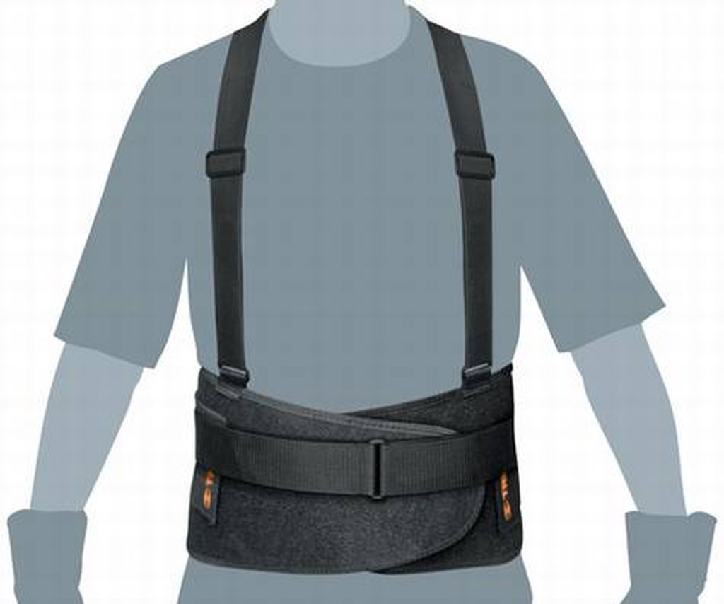 Faja lumbar con tercer cinturón, talla G, Truper FAJA-LX, 14217
