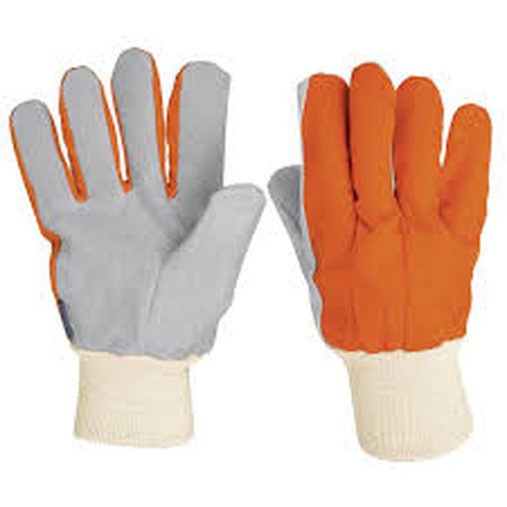Guantes carnaza y loneta, uso ligero, Truper GU-265, 14244