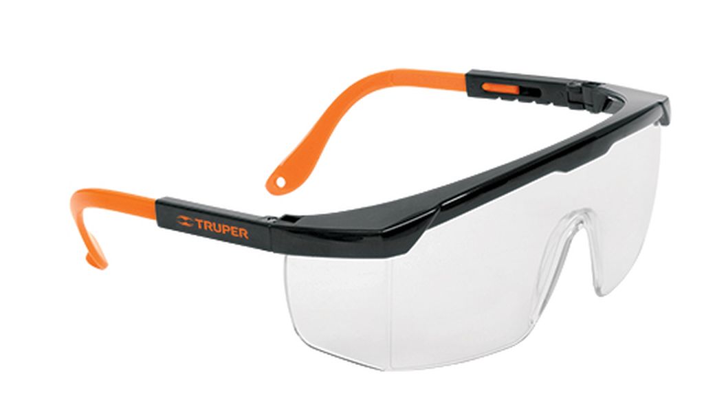 Lentes de seguridad ajustables transparentes, Truper Classic LEN-2000, 14284