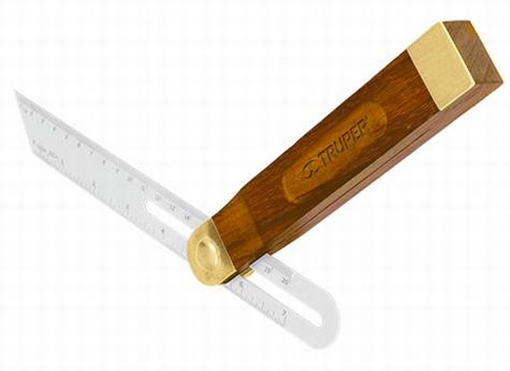 Escuadra 9' falsa de acero inox mango de aluminio, Expert EFT-9X, 14385