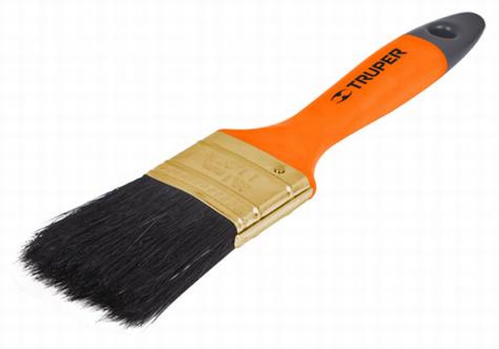 Brocha profesional de 1-1/2' con mango de plástico, Truper BRT-1-1/2, 14482
