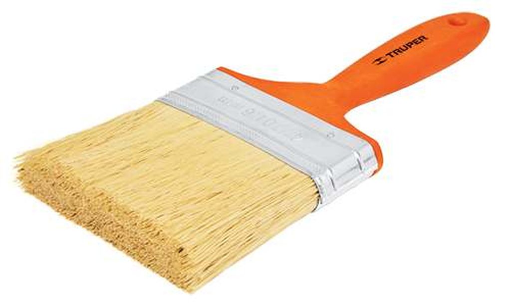 Brocha para encalar e impermeabilizar de 4', mango plástico BREN-4, 14492