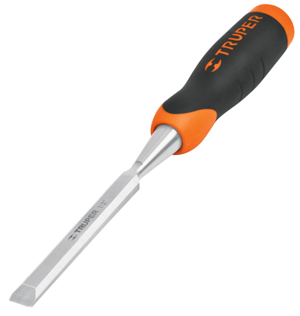 Formón 1/4' mango Comfort Grip, Truper FT-1/4, 14615