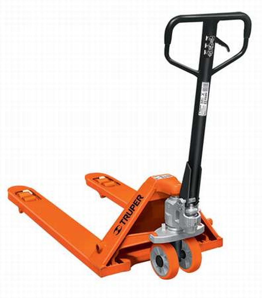 Patín traspaleta 2.5 ton con ruedas de poliuretano, Truper PAT-2.5PU, 15082