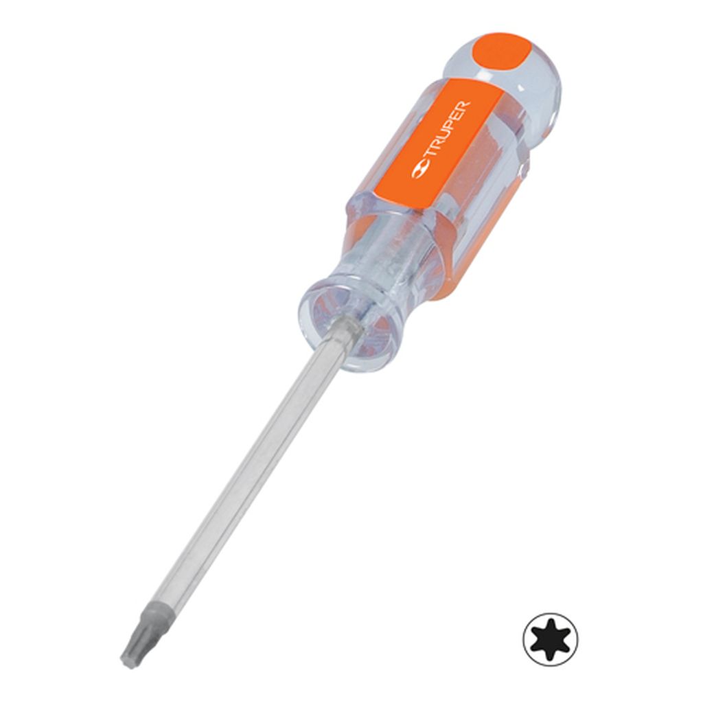 Desarmador punta Torx T 20 mango de acetato, Truper DT-20, 15103