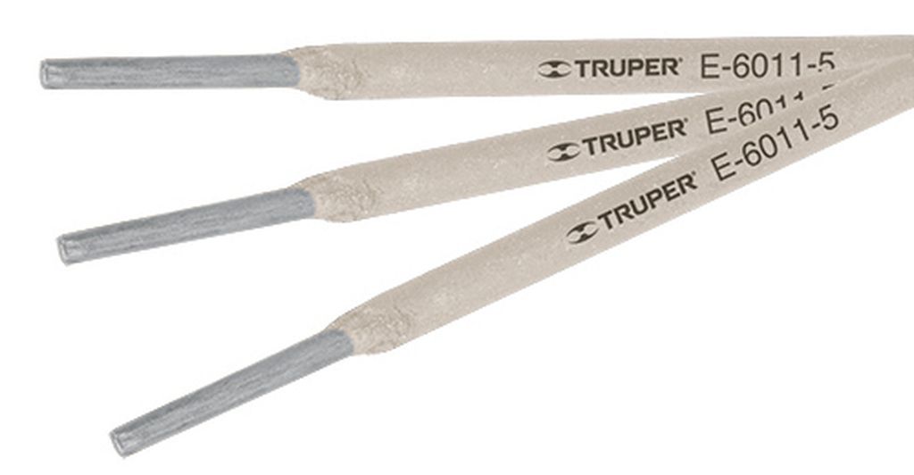 Bolsa con 1 kg de electrodos 6011 de 1/8', Truper E6011-4, 15460