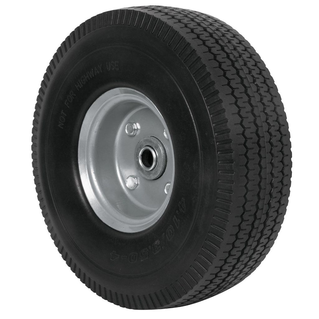 Rueda de hule sólido 10' de alto desempeño, doble balero LLH-10L, 15727