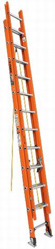 Escalera de extensión, tipo II, 24 peldaños, fibra de vidrio ESE-224FV, 16757