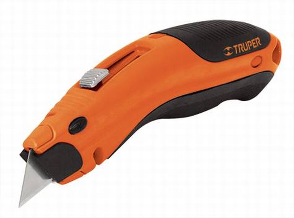 Navaja retráctil 7' cuerpo de aluminio, Truper NM-6, 16950